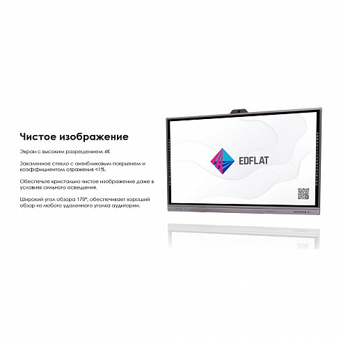 Интерактивная панель EDFLAT EDF65CT E3